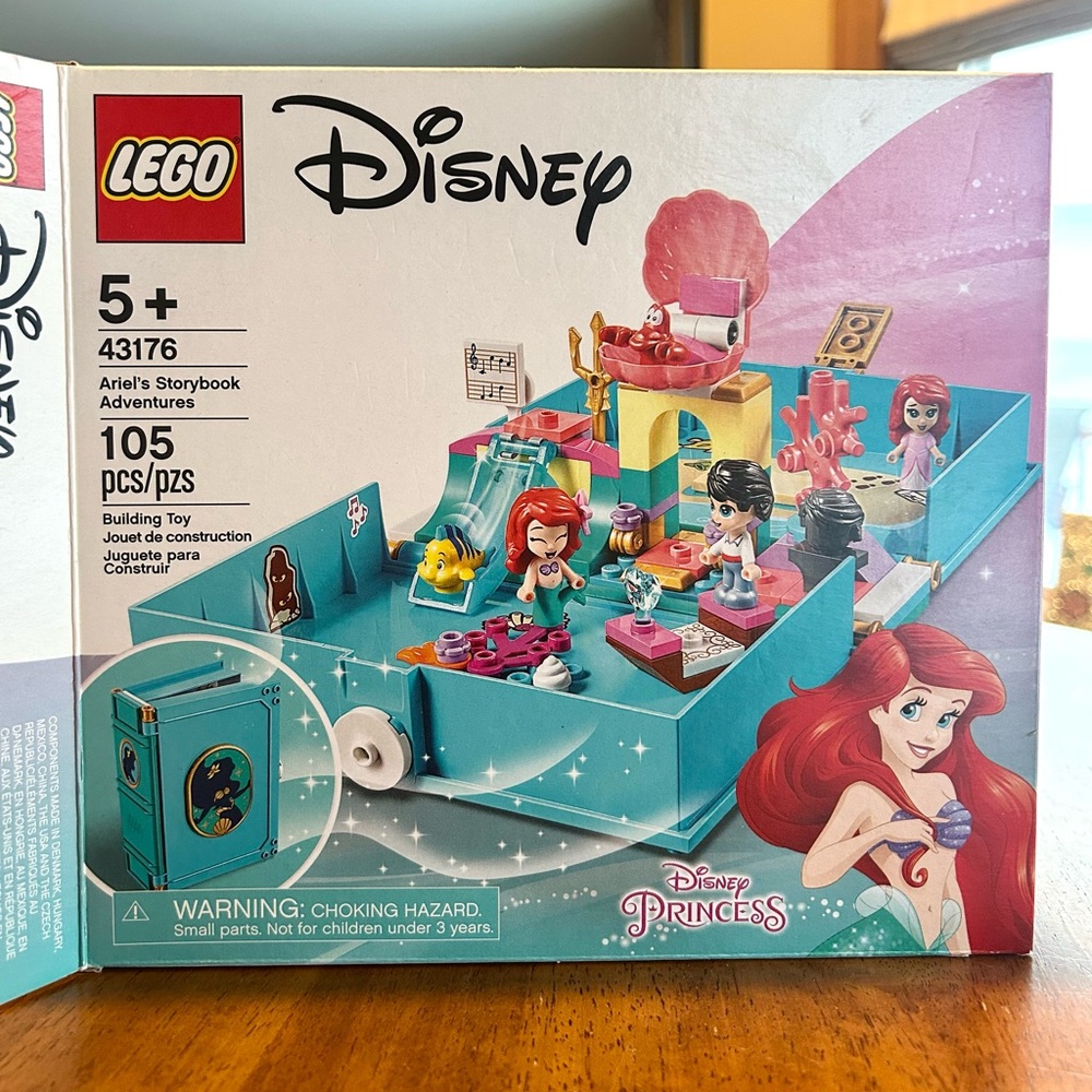 RETIRED LEGO SET- Disney Ariel's Storybook Adventures #43176